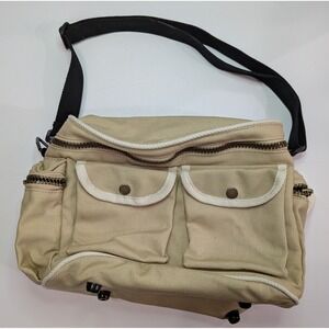 J. Peterman Cosmetic Bag Unisex OS Khaki New Canvas Travel Kit 2631